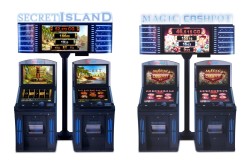 Jackpot Secret Island und Magic Cashpot II als 2er Insel.