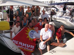 Die Segler der BSG Merkur Gauselmann machten zum zehnjährigen Bestehen der Segelsparte einen Törn in Kroatien.