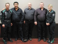 V.l.n.r.: Bernd Heider (Poker-Team Ring Casino), Mehmet Senemoglu (5. Platz), Karl Krämer (1. Platz), Franz Düx (4. Platz), Anna Metelica (Poker-Team Ring Casino). (Foto: Spielbank Bad Neuenahr GmbH & Co. KG)