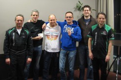 V.l.n.r.: Bernd Heider (Poker-Team Ring Casino), Oliver Schmitt, Jochen Pfeifer, Jürgen Knauer, Andreas Hubertz, Marcel Preußner (Poker-Team Ring Casino). (Foto: Spielbank Bad Neuenahr GmbH & Co. KG)