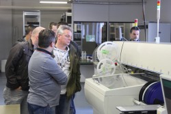 Führung durch die Produktion.