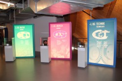 Die Ausstellung „Technik, Mensch, Natur“ gliedert sich in drei Bereiche und lädt zum Mitmachen und Staunen ein.