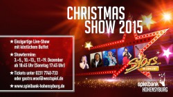 Christmas-Show 2015 in der Spielbank Hohensyburg – ein Fest für alle Sinne. (Foto: Stars in Concert)
