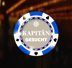 Casino chip on shining background with bokeh