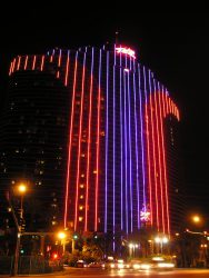 Der bekannte Masquerade Tower des Rio All Suite Hotel & Casino.