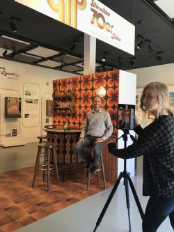 Vorbereitungen zum IMT 2020 in der 70er-Ausstellung