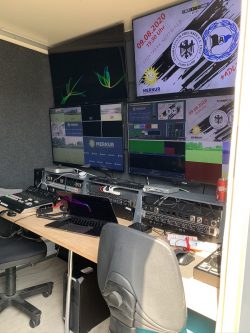 Stefan Langemann, Stürmer von Preußen Espelkamp im weißen Trikot, blieb am Sonntag leider ohne Treffer gegen die starken Arminen.