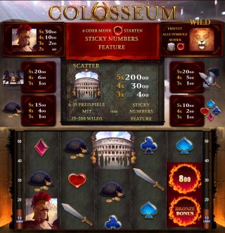 Colosseum Walzenlauf