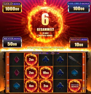 Colosseum mit aktivem Respin-Feature