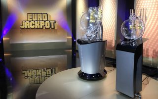 Ziehungsstudio der Lotterie Eurojackpot im finnischen Helsinki