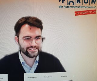 FORUM-Vorstandsmitglied Nick Baldus (Foto: DAW/AWI)