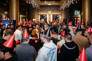 Volles Haus: Beim Spiel „Rot oder Schwarz“ war der Andrang am Roulettetisch riesig. (Foto: Olaf Striegan)