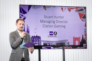 Clarion Gaming Managing Director Stuart Hunter (Photo: ExCeL London)