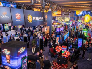 Visitors from around the world marveled at the diverse product portfolio of the Merkur Group at the Global Gaming Expo 2024. (Photo: Merkur Group)