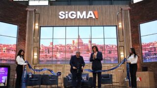 Ivan Filletti, CEO of MaltaGaming Foundation cuts the ribbon with SiGMA Group Founder, Eman Pulis.