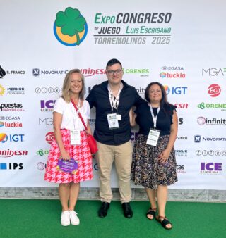 Clarion Gaming’s Ewa Bakun (left), Javier Rebollo-Jimenez (centre) and Alessandra Narcisi (right). (Photo: Clarion Gaming)