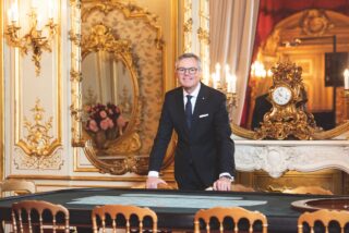 Tobias Wald, Geschäftsführer der Baden-Württembergischen Spielbanken GmbH & Co. KG im Casino Baden-Baden. (Foto: Christiane Haumann-Frietsch)