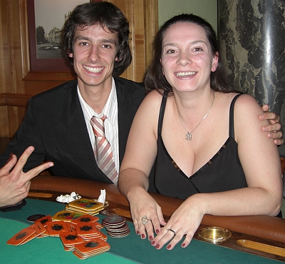 Marko Koppen (li) und Carina Gehrig