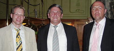 Thomas Froschauer, Werner Schramm und Stephan Schellmann (vlnr)