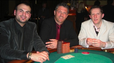 Eftstratios Chokmetidis, Angelo Lorenzo und Victor Teterja (v.l.n.r.)