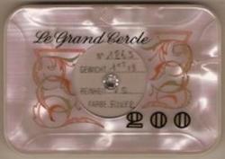 200 Reichsmark Baccara Jeton (mit eingesetztem Diamant) Casino Baden-Baden (1940)